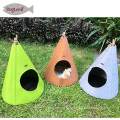 2018 Amazon Atacado Natureza Felt Pet Cat Caverna Dobrável Pet Cat Tent